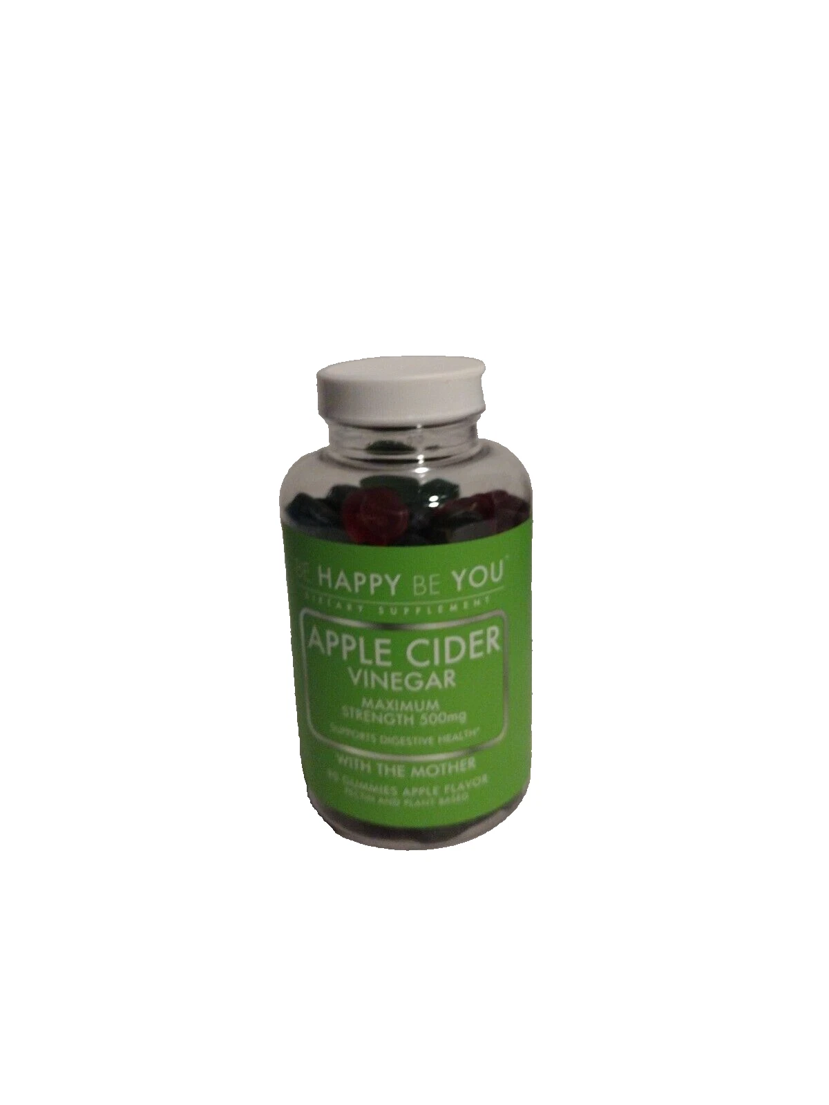 BE HAPPY BE YOU APPLE CIDER VINEGAR WITH THE MOTHER 500 mg 90 GUMMIES