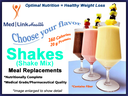 SHAKES | SIMILAR TO OPTIFAST | CHOCOLATE | VANILLA | STRAWBERRY | 1 Case