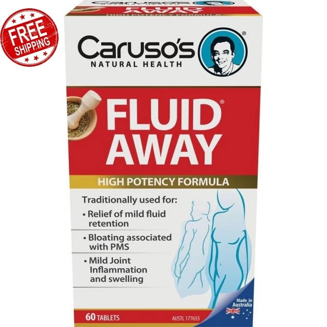 Carusos Fluid Away 60 Tablets
