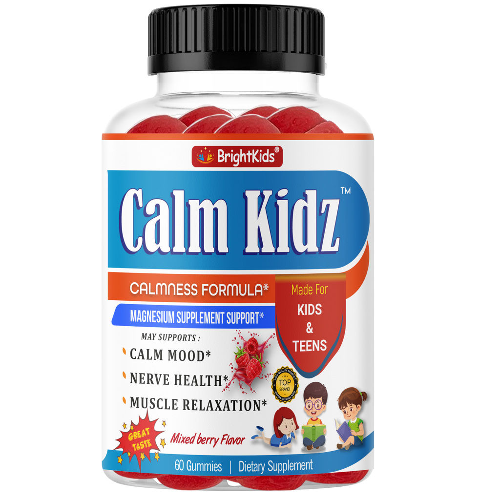Relaxing Calm Magnesium Gummies for Kids - Great Tasting Kids Magnesium Gummies