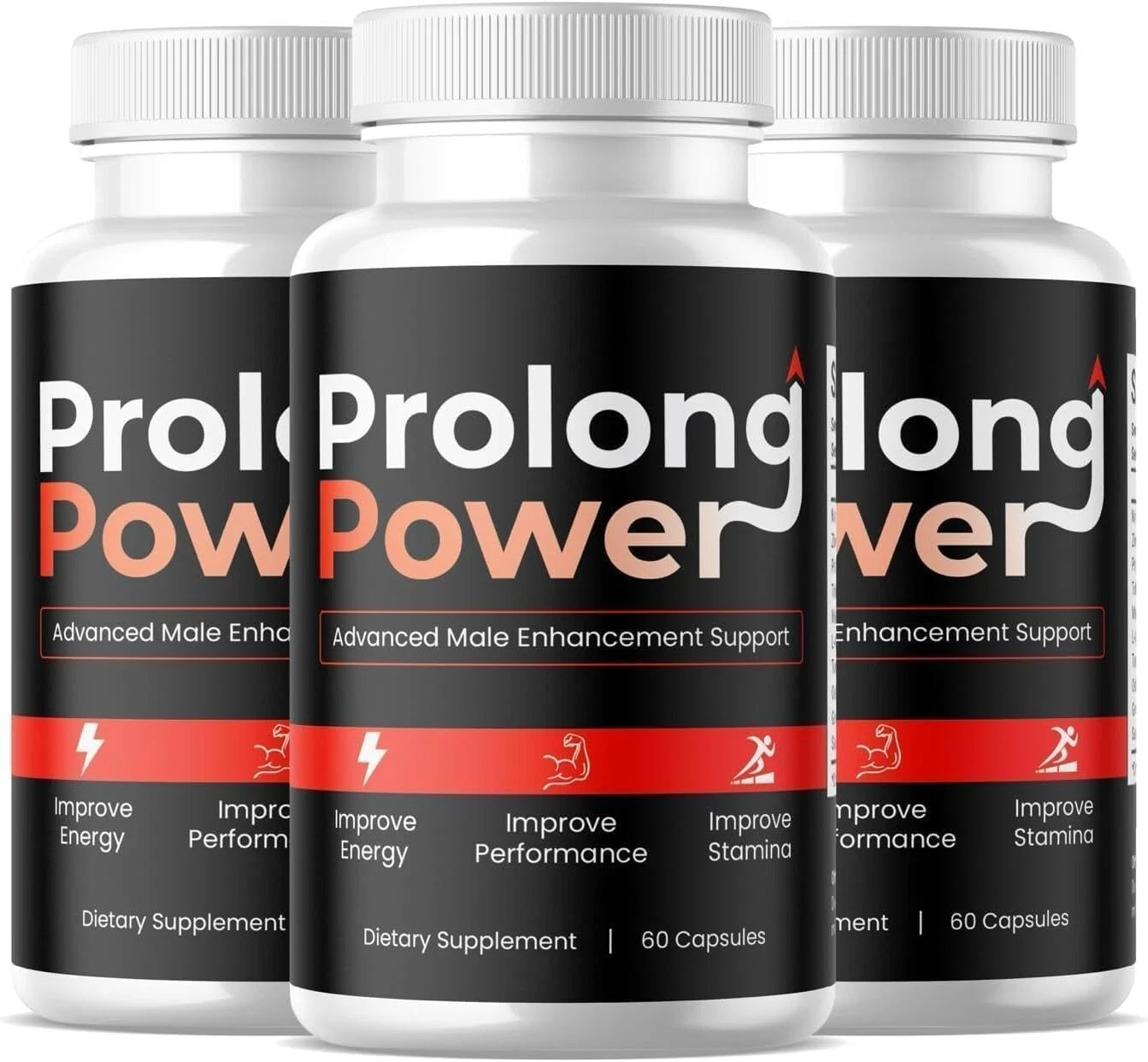 Prolong Power Advanced Male Enhancement Support Supplement (180 Capsules) 3-Pack