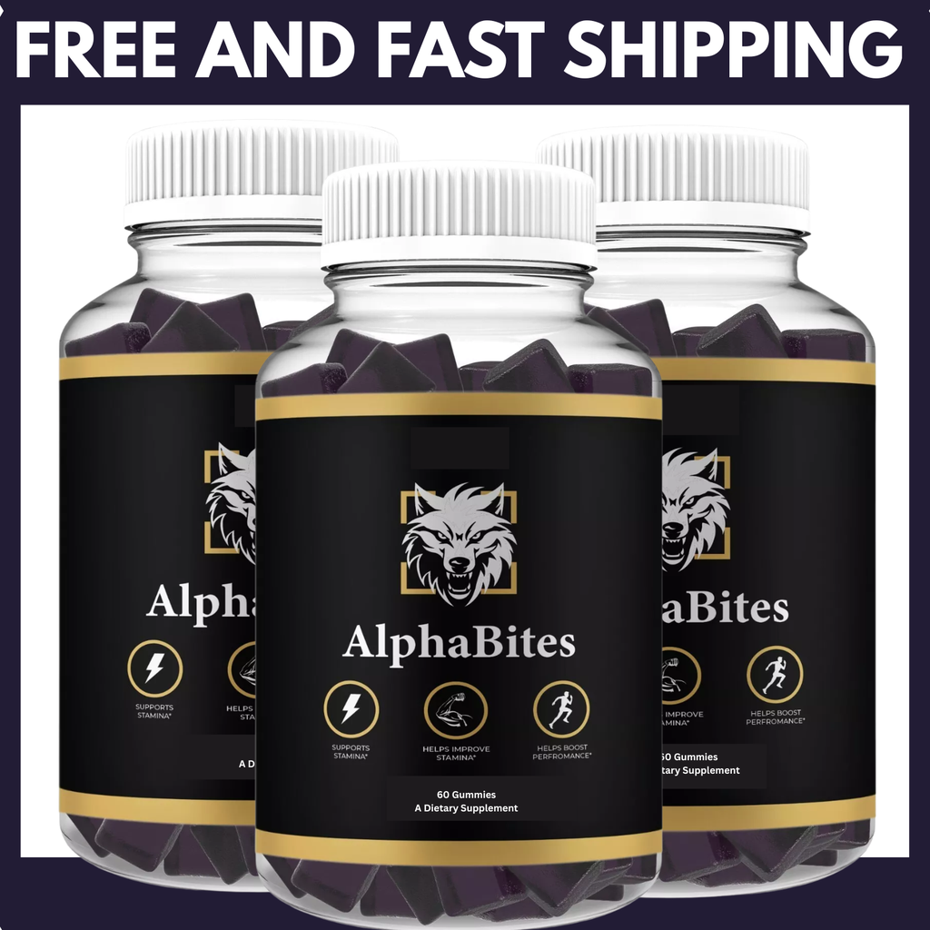 Alpha Bites Gummies AlphaBites Max Performance Gummy (1 Month Supply)- 3 pack