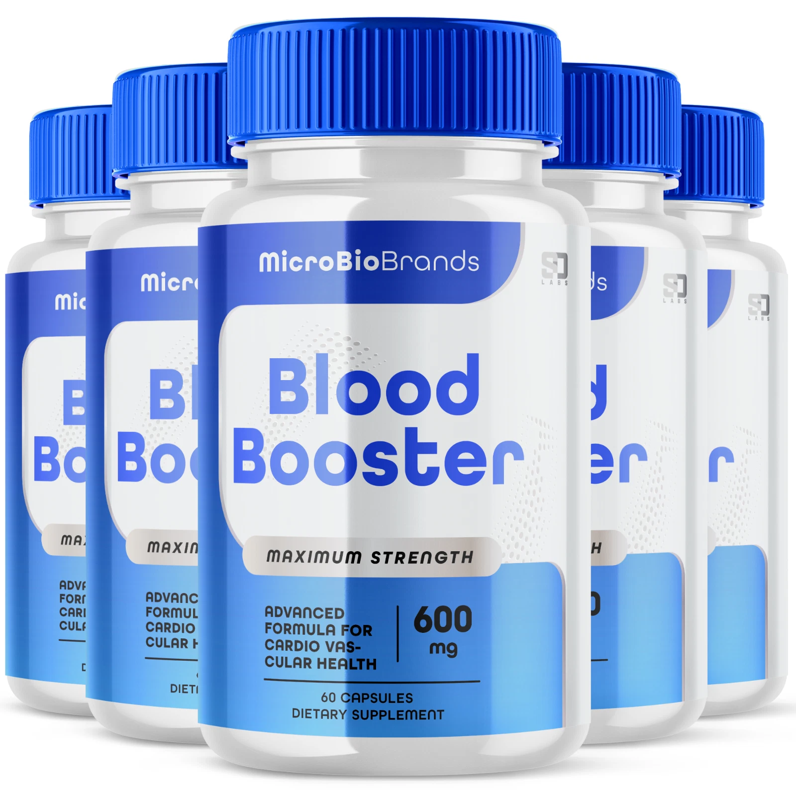 Microbio Blood Booster Maximum Strength Cardio Support Supplement (5 Pack)