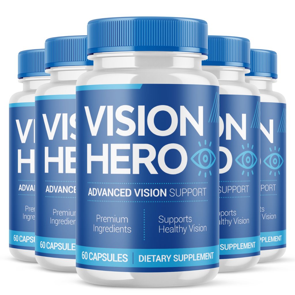 (5 Pack) Vision Hero, VisionHero Eye Supplement for Vision Health (300 Capsules)