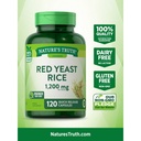 Nature's Truth Vitamin Red Yeast Rice Quick Release Capsules 1200mg 120Ct 2 Pack