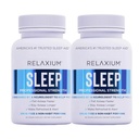 2 Pack Relaxium Sleep Natural Dietary Supplement for Better Sleep (120 Capsules)