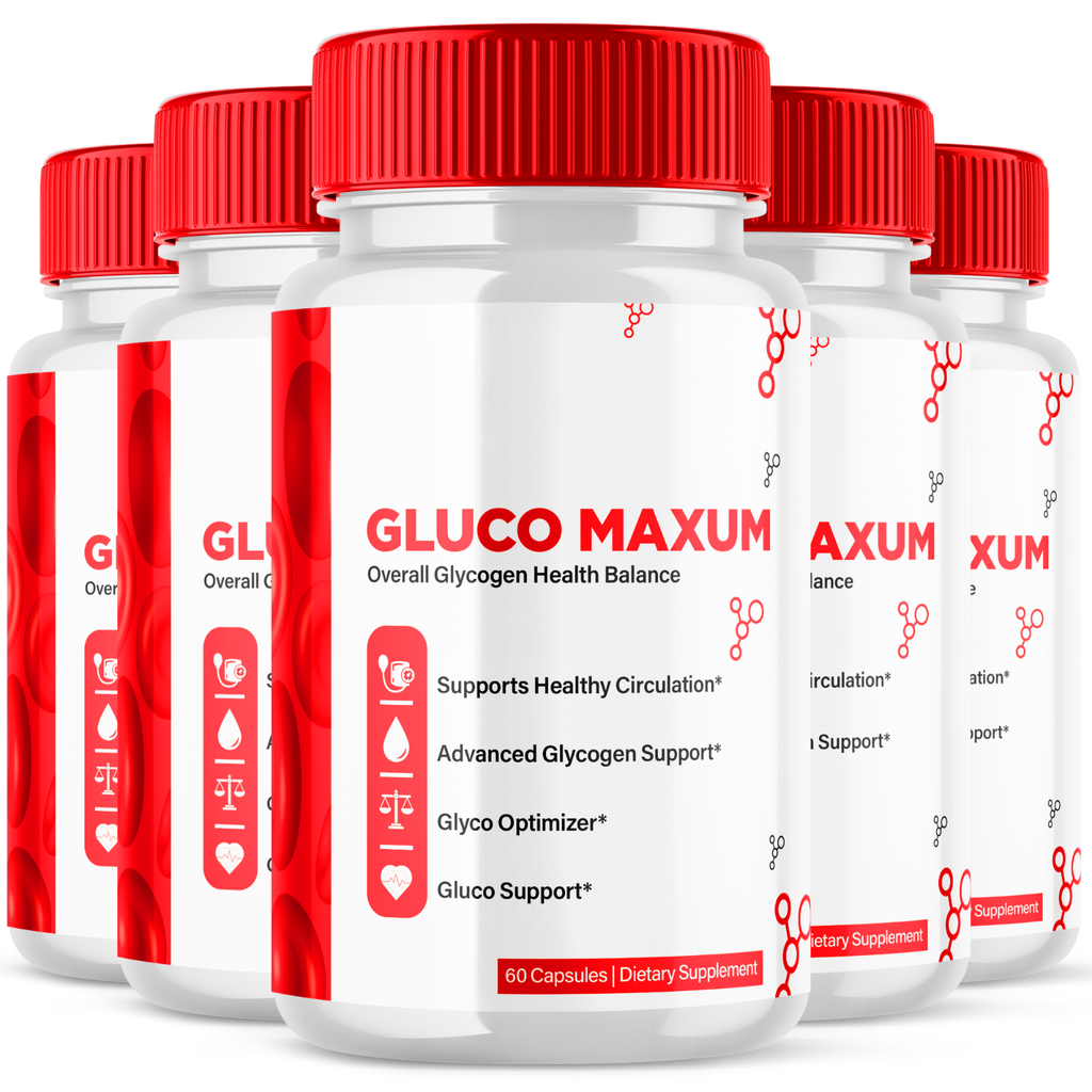 Gluco Maxum Advanced Blood Support Natural Glyco Formula Supplement 300 Capsules