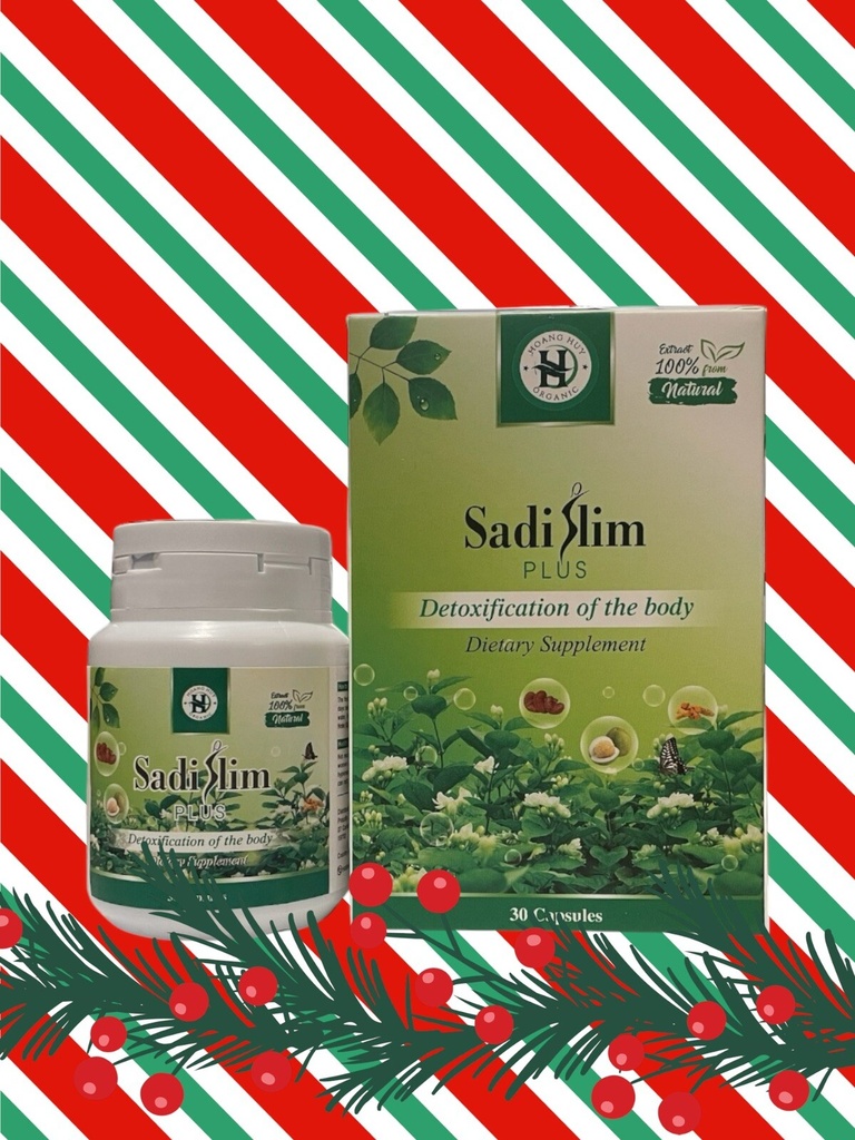 3x 100% Authentic Organic Sadi Slim Plus Weight Loss Diet Pills Supplement Detox