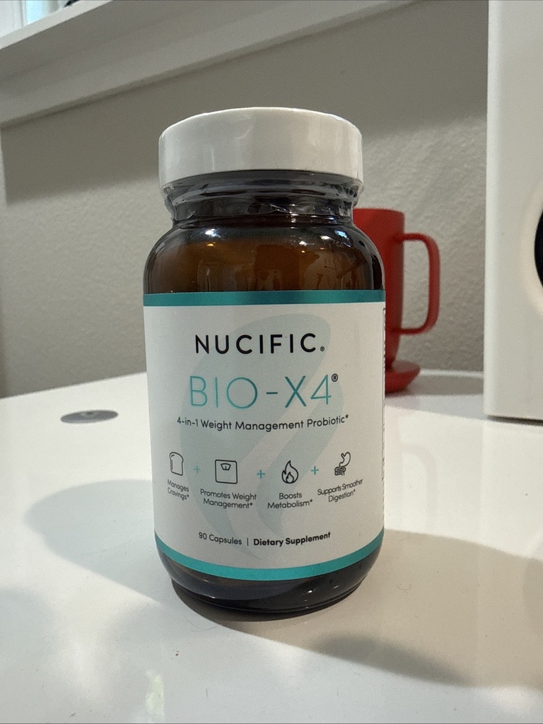 Nucific Bio-X4 Probiotic 90 Capsules Weight Management Supplement