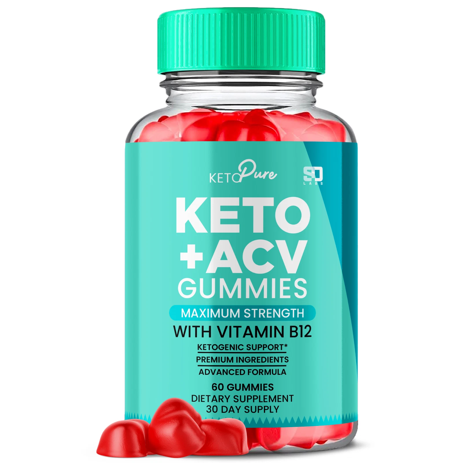 Keto Pure ACV Gummies - Supports Weight Management & Healthy Body - 60 Gummies