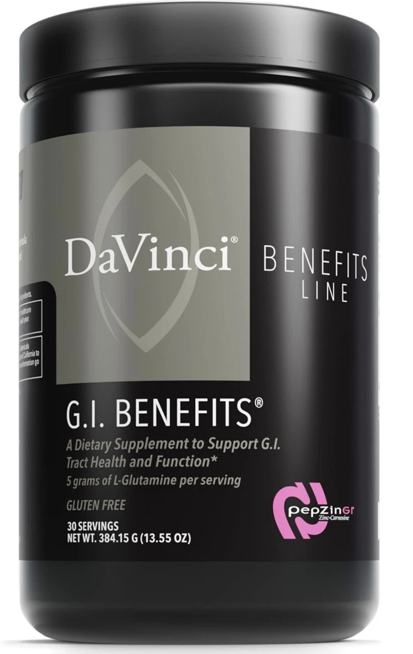 DaVinci Laboratories of Vermont, Benefits Line, G.I. Benefits, 13.55 oz Exp 4/26