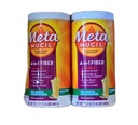 Metamucil 4 in 1 Fiber No Added Sweeteners UNFLAVORED 23.3 oz (2-PK) Exp 12/26