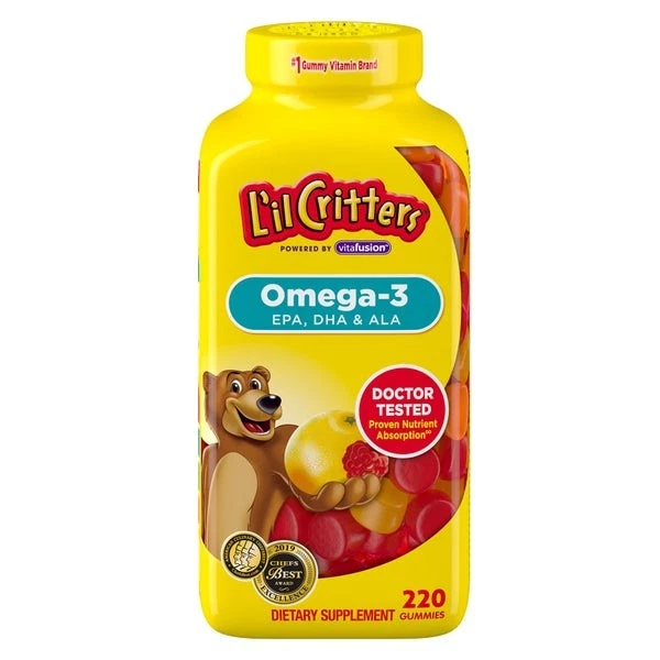 L’il Critters Omega-3 DHA, 220 Gummies