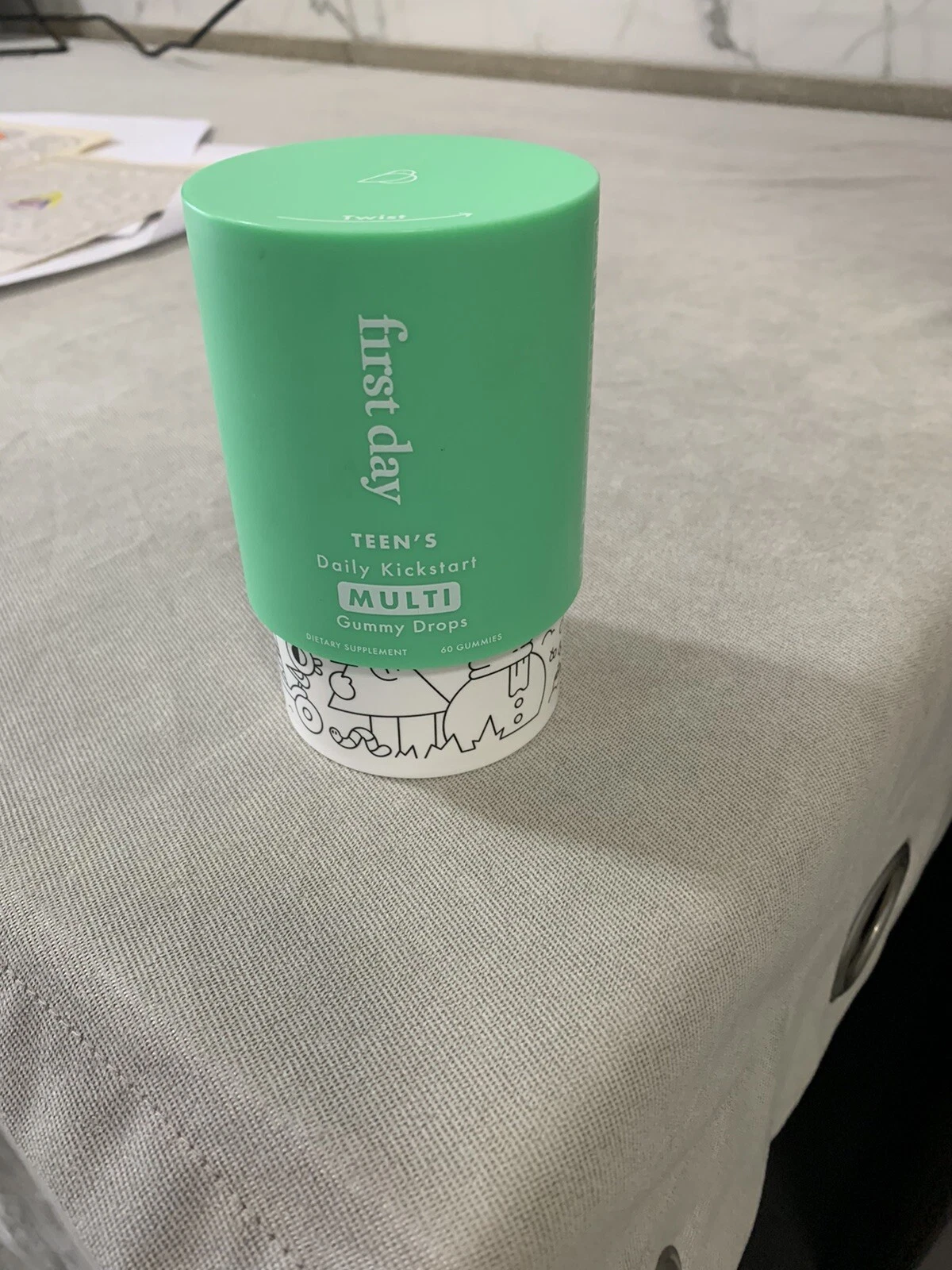 First Day TEENS DAILY KICKSTART MULTI VITAMINS 60 Gummy Drops Ex 01/26