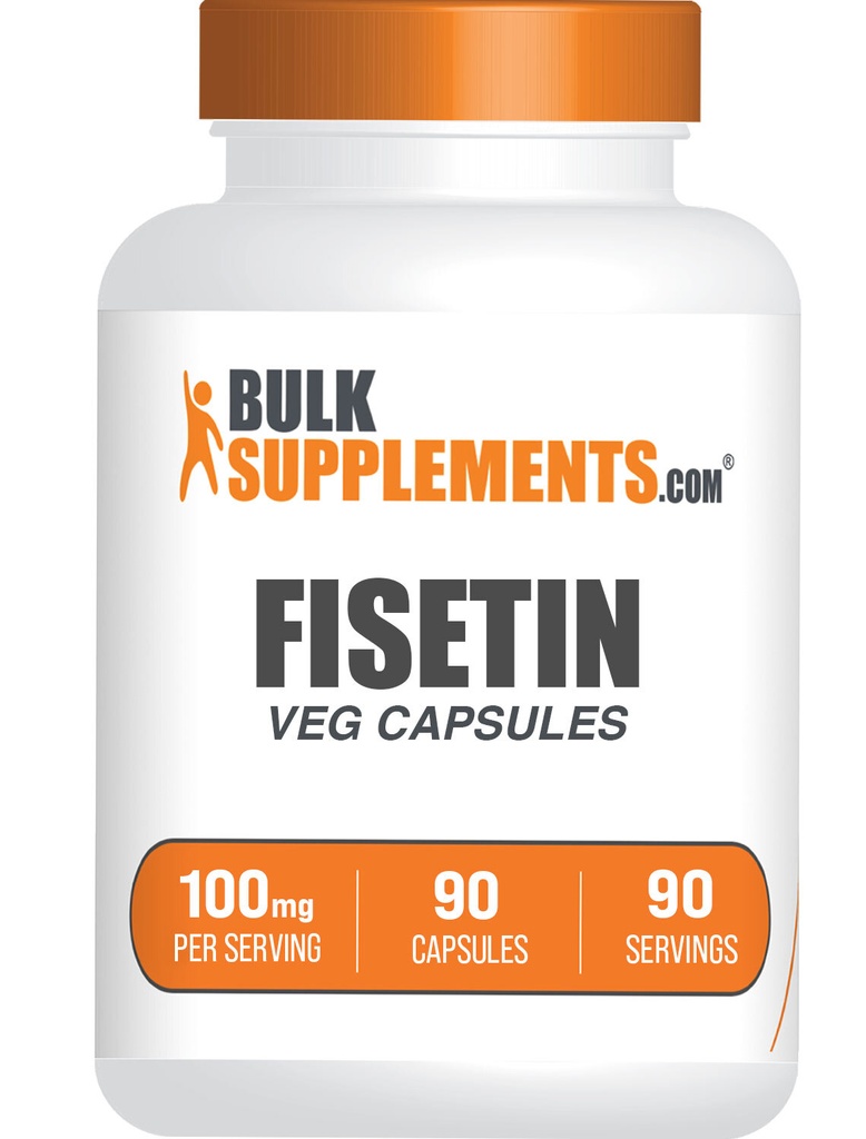 BulkSupplements Fisetin 90 Capsules - 100 mg Per Serving