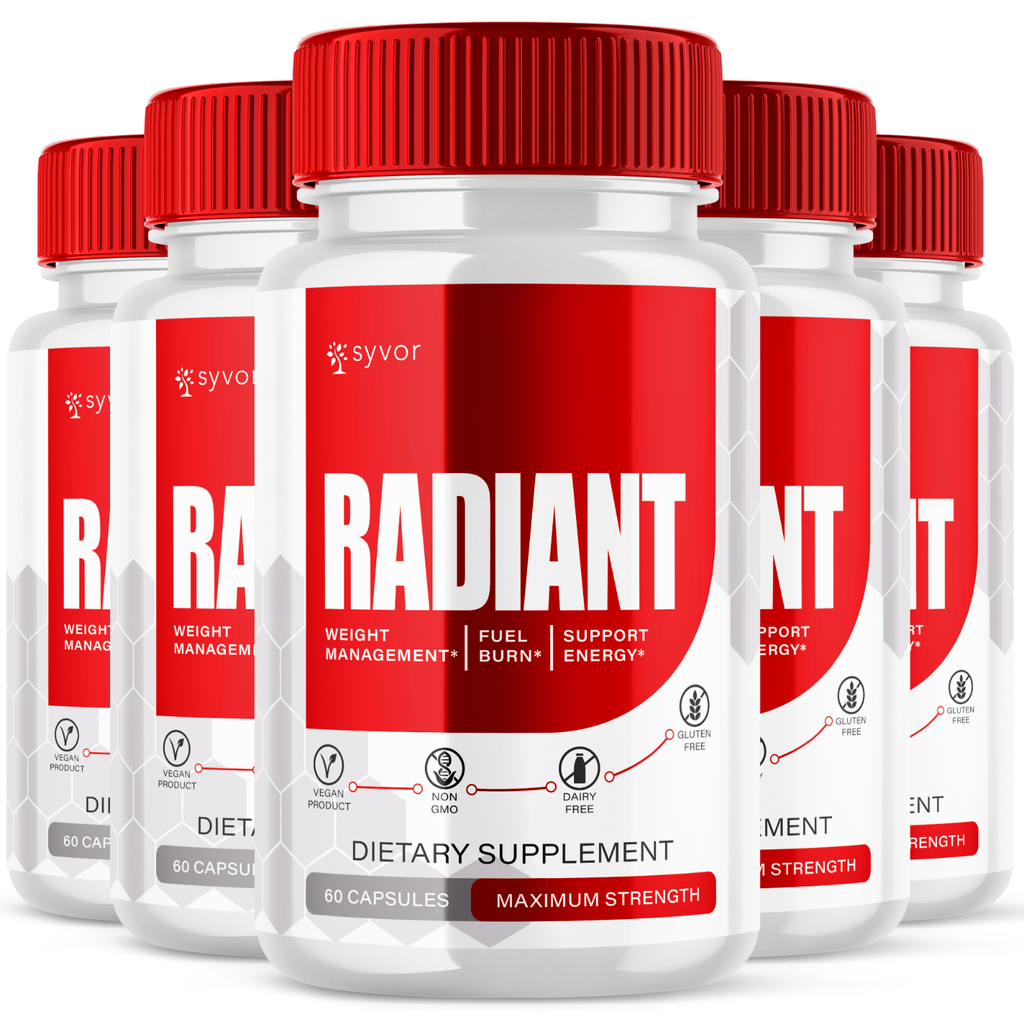 Radiant Advanced Formula Vitamin Natural Health & Wellness Supplement 300 Pills