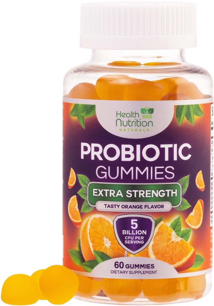 Probiotic Gummies for Digestive Health - Daily Probiotics for Women & Men Gummy,