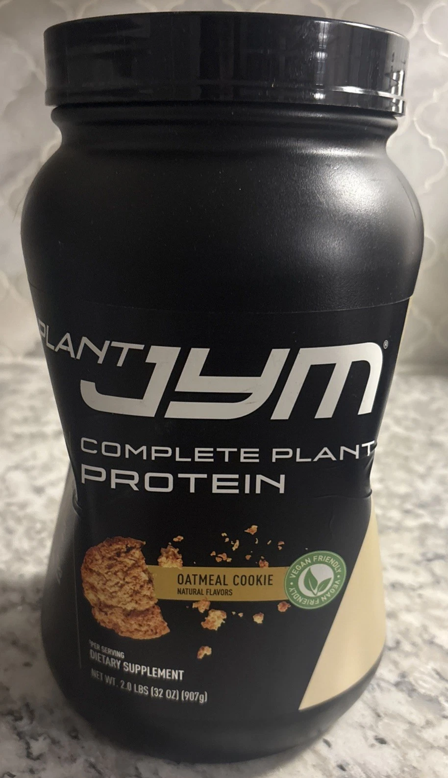 Protein JYM Supplement Science Plant Oatmeal Cookie, 2 Lb Shake BB 09/2025