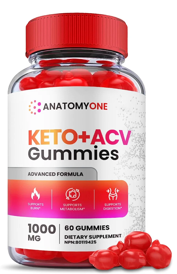 (1 BOTTLE) Anatomy One ACV Gummies: Weight Loss Supplement