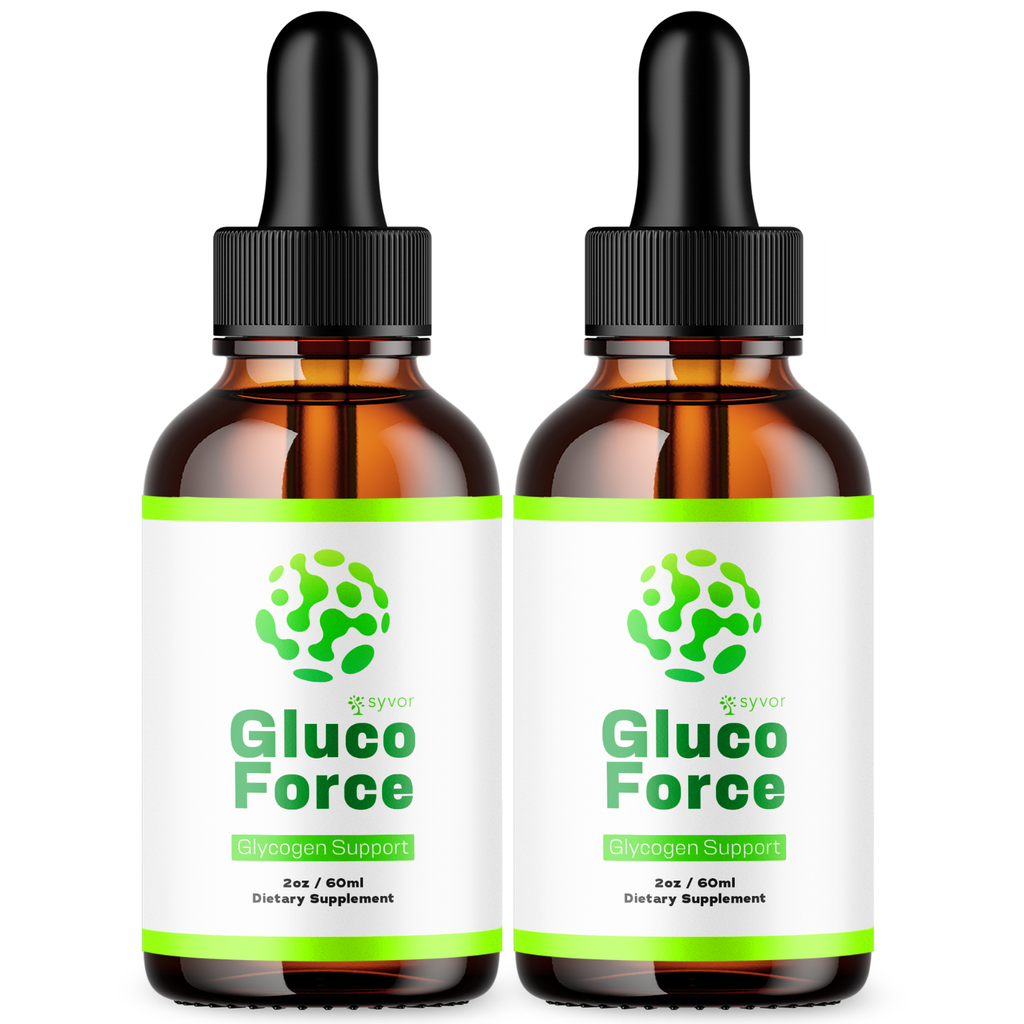 (2 Pack) Gluco Force Blood Support Drops Advanced Vitamin Supplement 2ML
