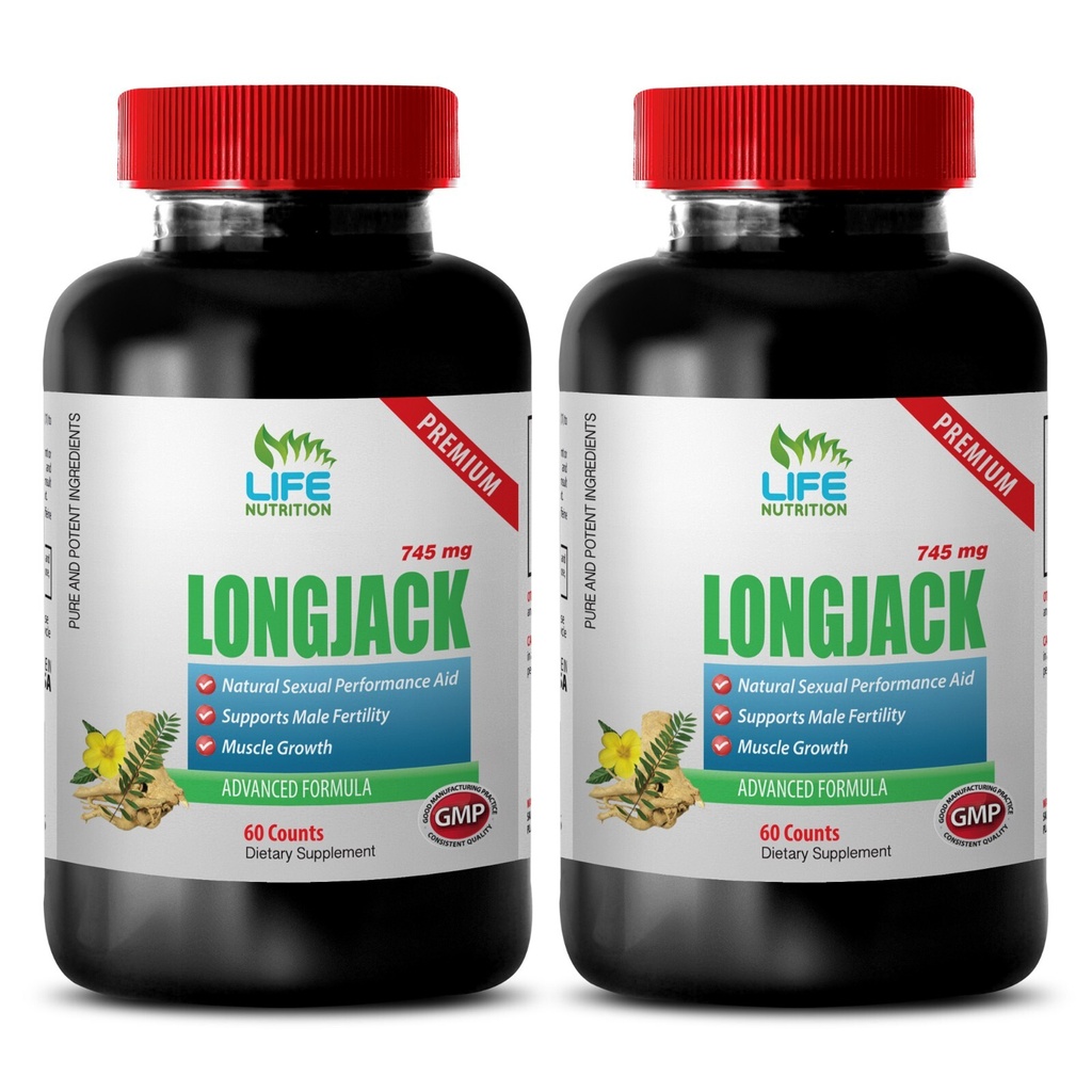 Ginseng for resilience - LONGJACK COMPLEX - Muira Puama focus aid 2 Bottles 120C