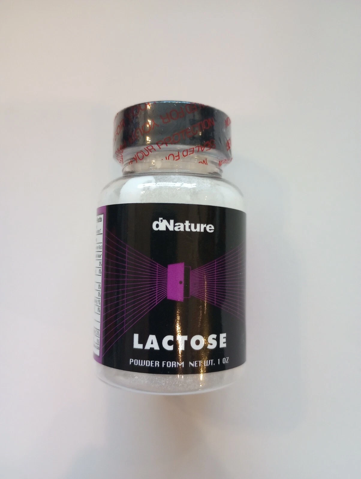 d'Nature Lactose Powder 1 oz bottle - One ounce -