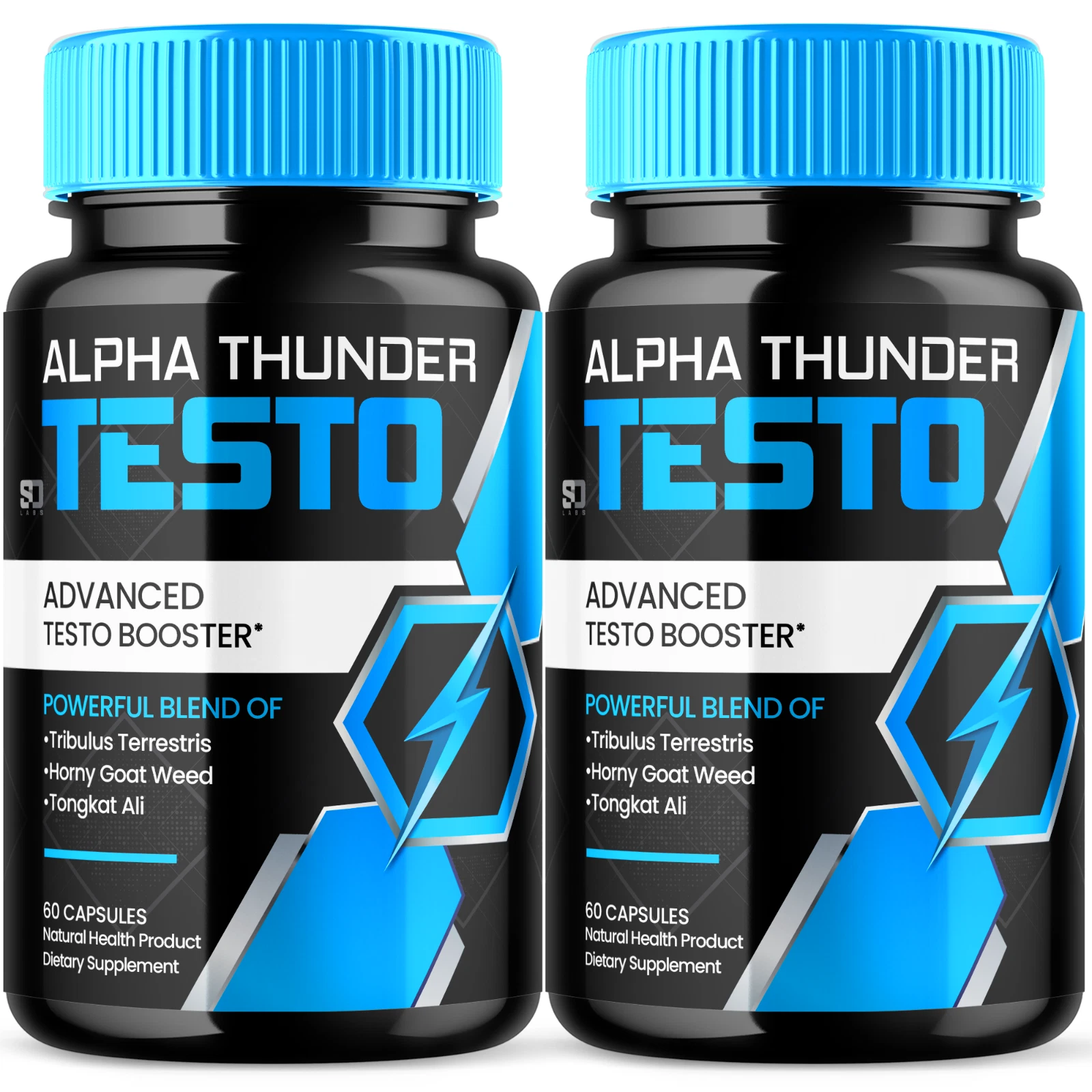 (2 Pack) Alpha Thunder Pills, Maximize Energy, Vitality & Stamina 120 Capsules