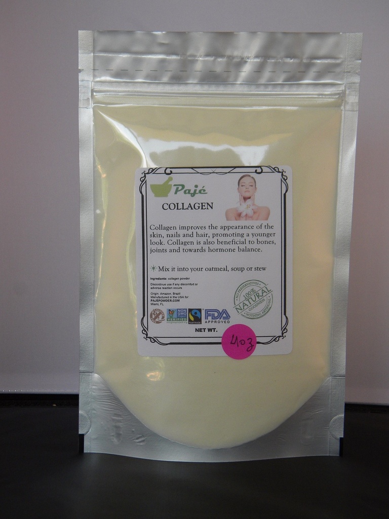 COLLAGEN Hydrolysate powder 4oz 1/4LB young skin, hair, joint, FOOD GRADE - PAJE