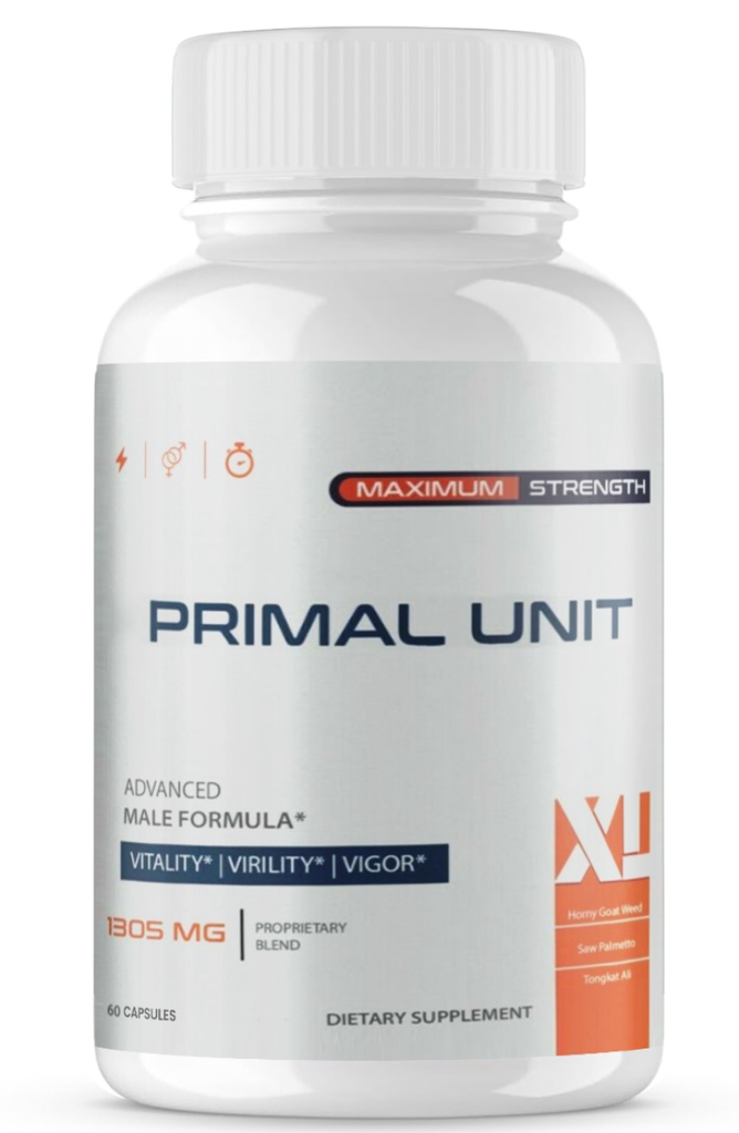 (1 BOTTLE) PRIMAL UNIT XL Pills For Men- 60 CAPSULES
