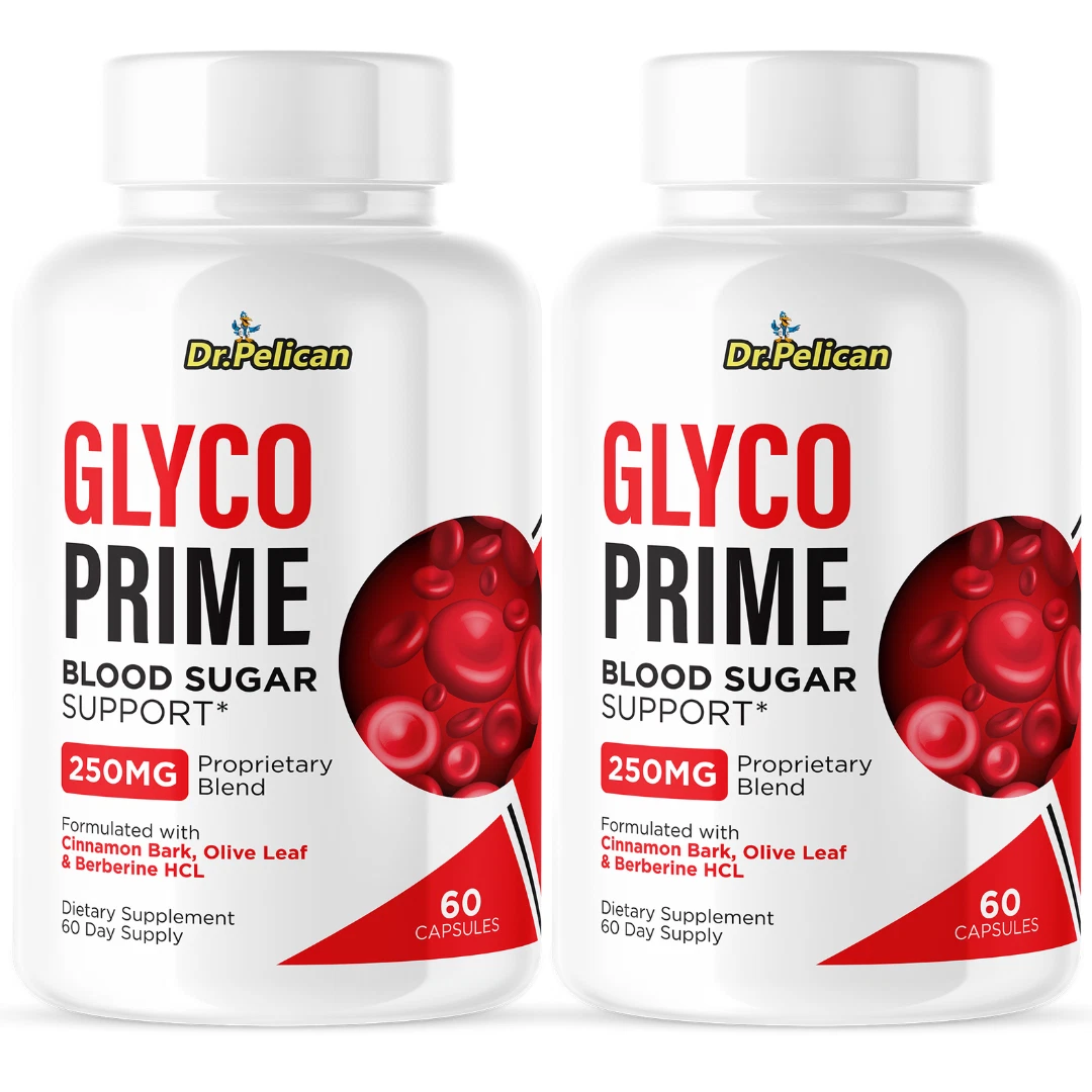 Glyco Prime- Blood Sugar Support- 2 Bottles- 120 Capsules