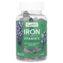Iron with Vitamin C Gummies, Grape, 60 Gummies