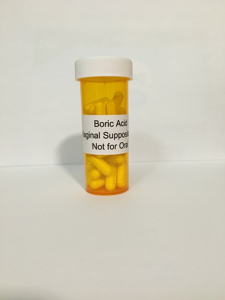 Boric Vaginal Suppositories with Applicator
