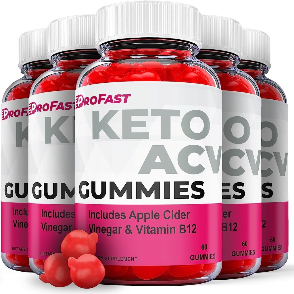 Pro Fast Keto Gummies - ProFast Keto ACV Gummys Weight Loss OFFICIAL - 5 Pack