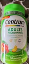 Centrum Adults Multivitamin/Multimineral Supplement-110 Gummies- Exp 09/25