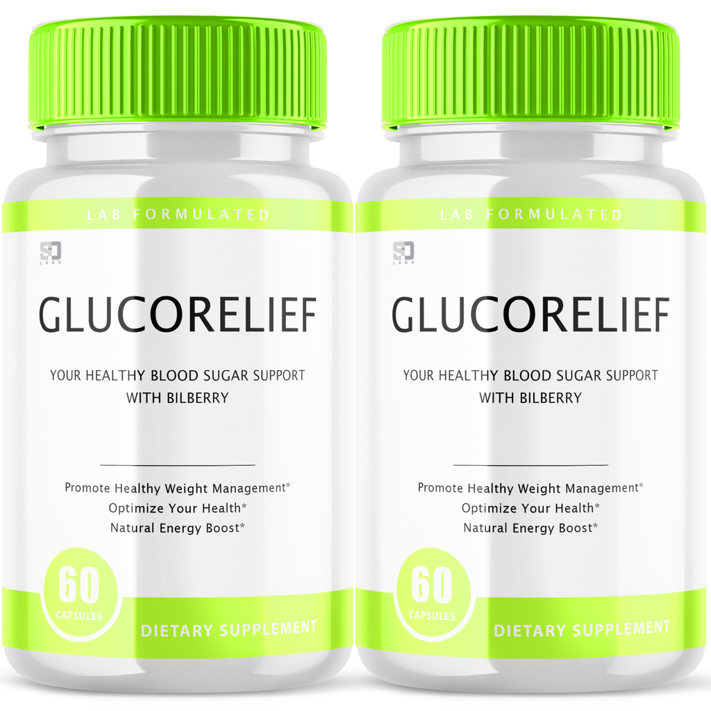 GlucoRelief - Balanced Sugar Level & Glucose Wellness Support (2 Pack)