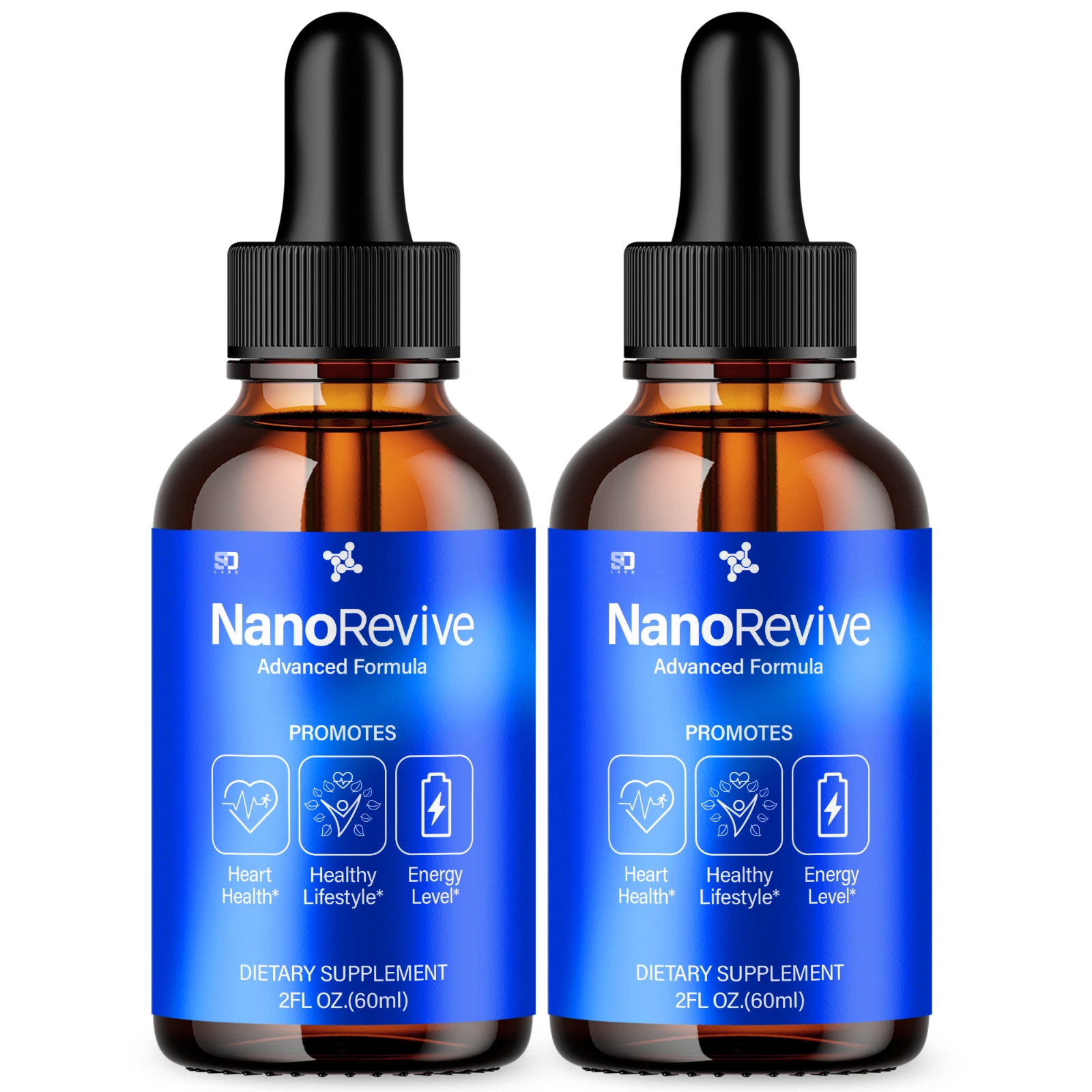 (2 Pack) Nano Revive Ear Drops - For Tinnitus Supports, Ear Relief & Comfort