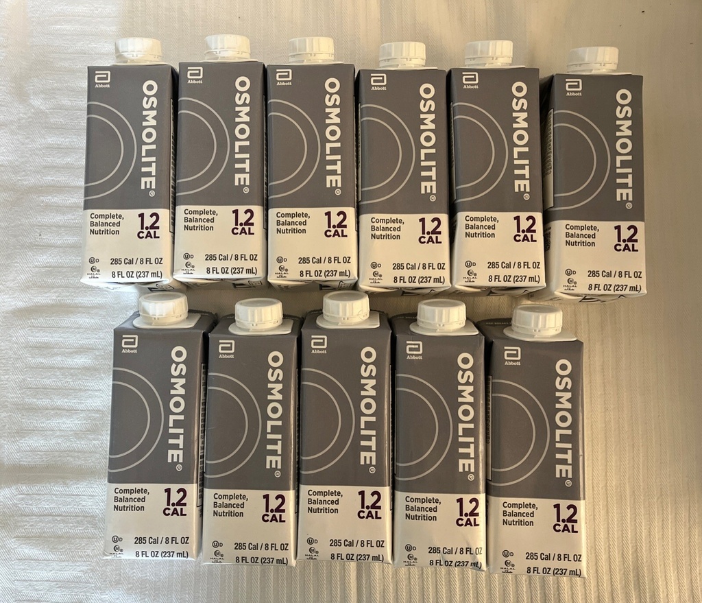Osmolite 1.2 cal formula case 11 bottles 8 oz each 64635 Expires Dec 25