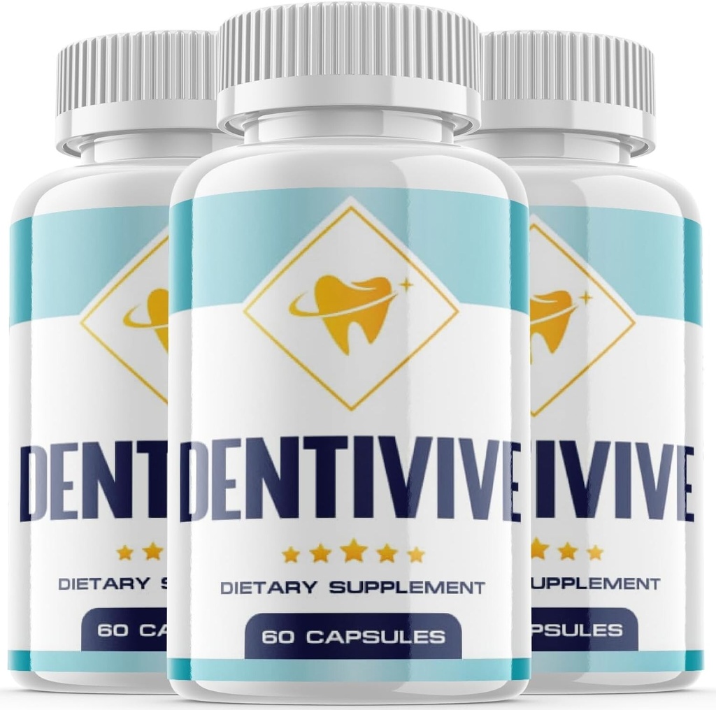 (3 Pack) Dentivive Dental Supplement Pills - For Teeth Health & Gums Repair