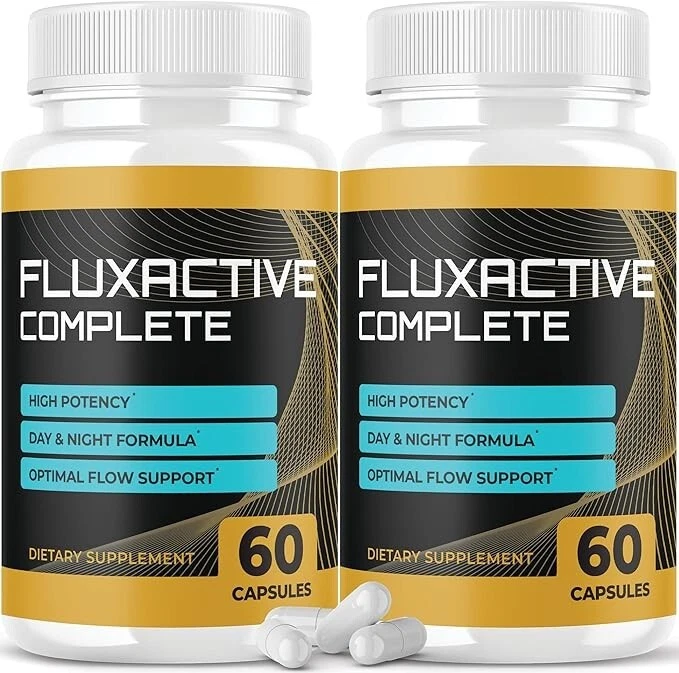Fluxactive Complete Prostate Health Day & Night Supplements (120 Capsule) 2-Pack