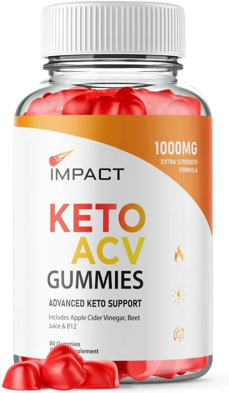 1 Pack- Impact Keto ACV Gummies, Weight Loss Supplement-60 Gummies
