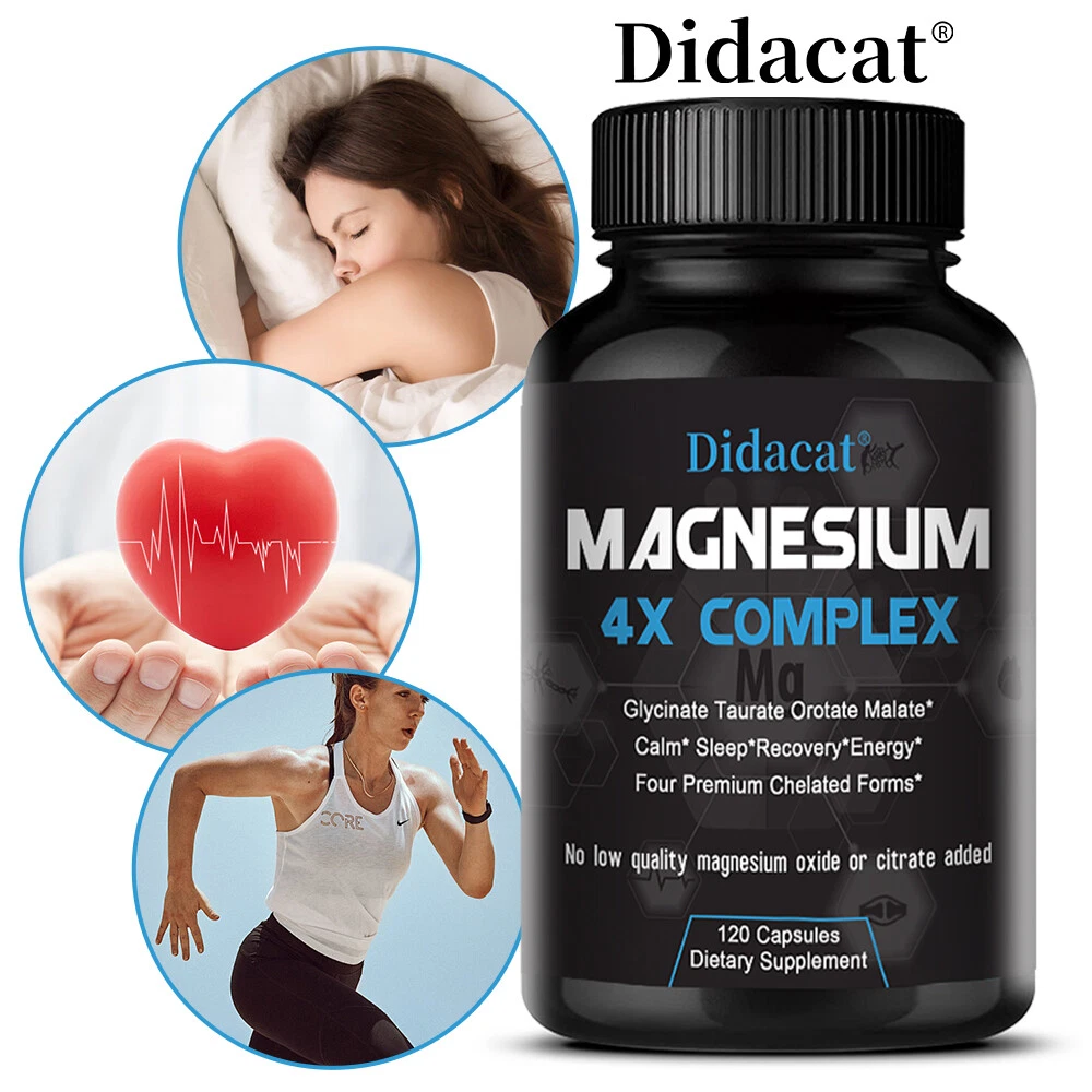 DIDACAT Magnesium Complex 30 To 120 Capsules - Balance Heart And Muscle Health