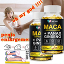 #1 BEST-MALE ENLARGER THICKER LONGER BIGGER 4" GROWTH ENLARGEMENT 120 CAPSULES