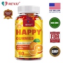 Hello Happy Gummies - Remain Optimistic of Mood - with Vitamin D & Saffron