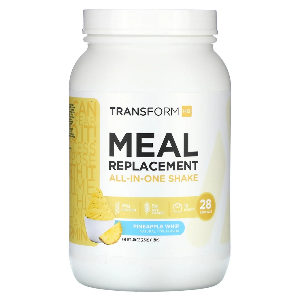Meal Replacement, All-in-One Shake, Pineapple Whip, 2.5 lb 40 oz (1120 g)