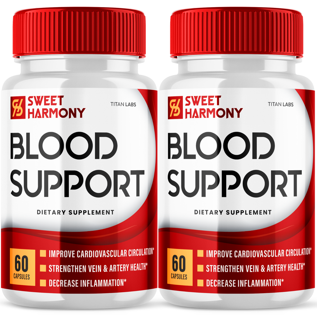 Sweet Harmony Blood Support - Supplement for Balanced Blood Sugar (2 Pack)