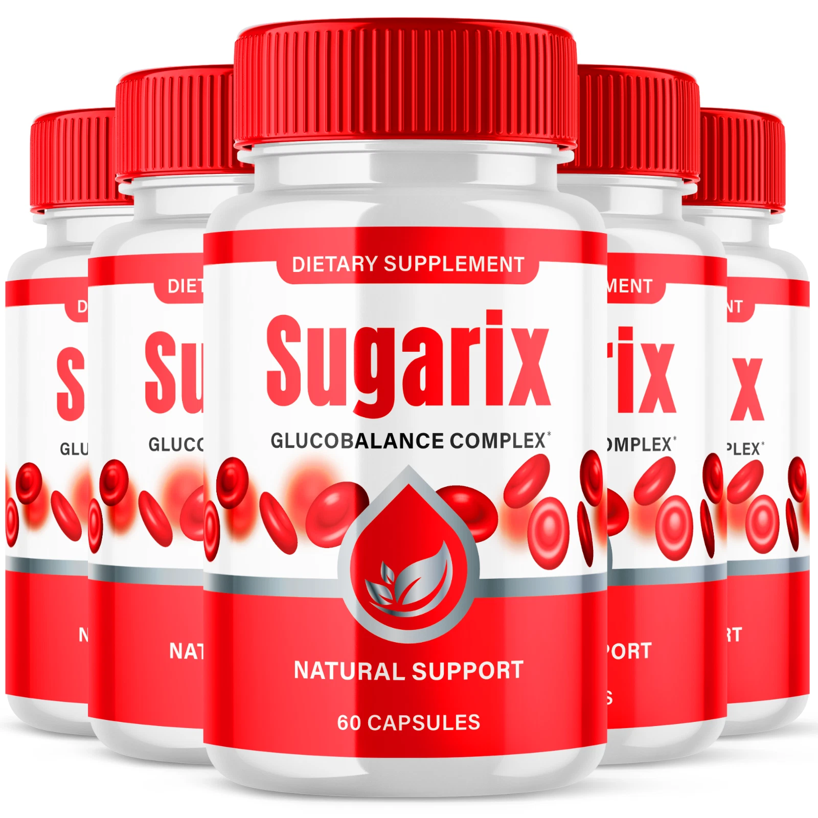 Sugarix Glucobalance Complex Supplement Natural Support Formula 300 Capsules