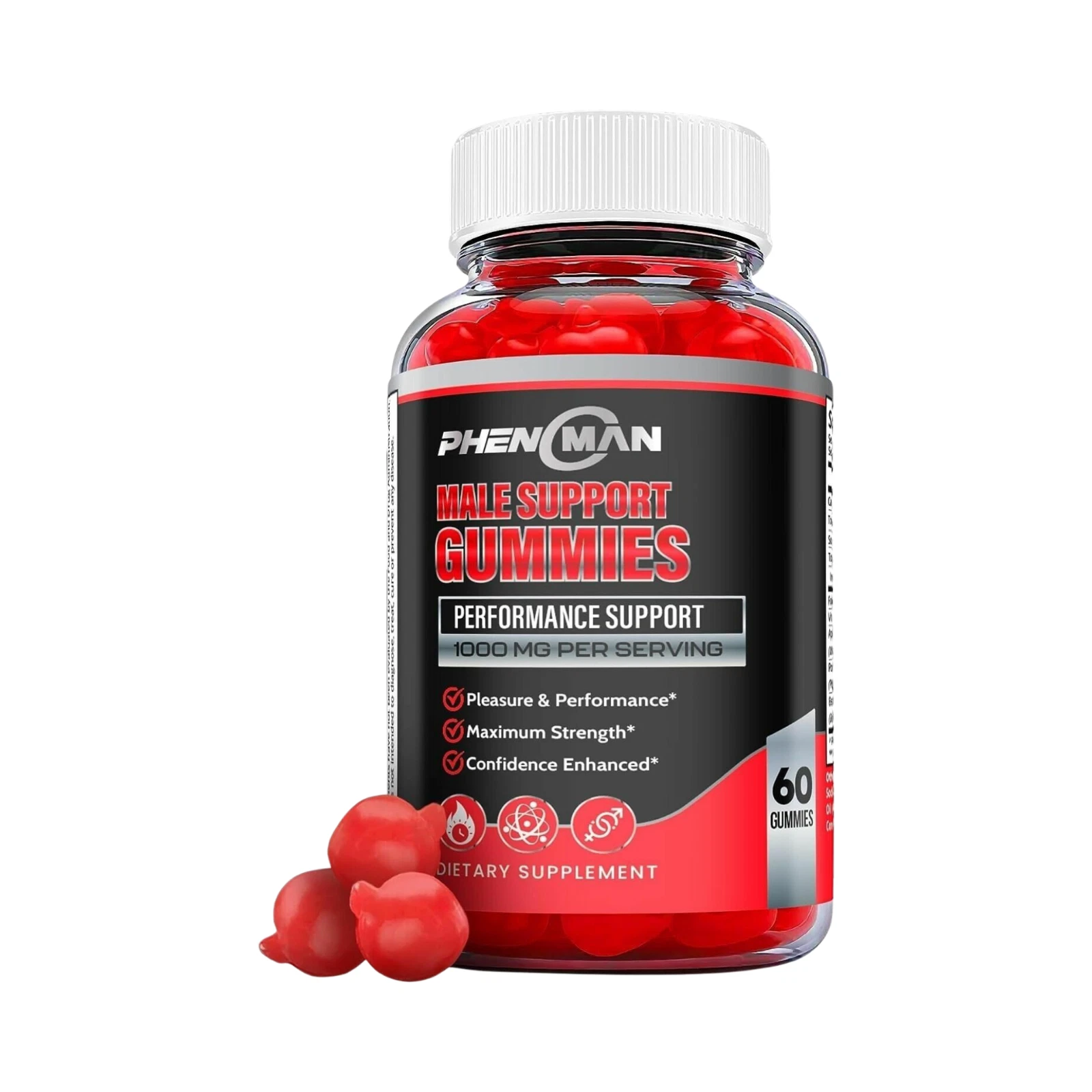 Phenoman Male Gummies - Phenoman Male Enhancement Support (60 Gummies)