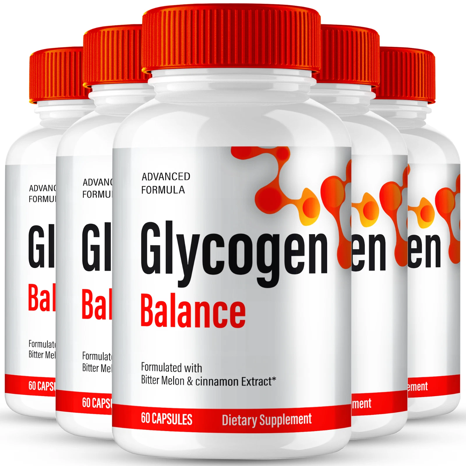 (5 Pack) Glycogen Balance Blood Capsules for Healthy Circulation & Stable Levels