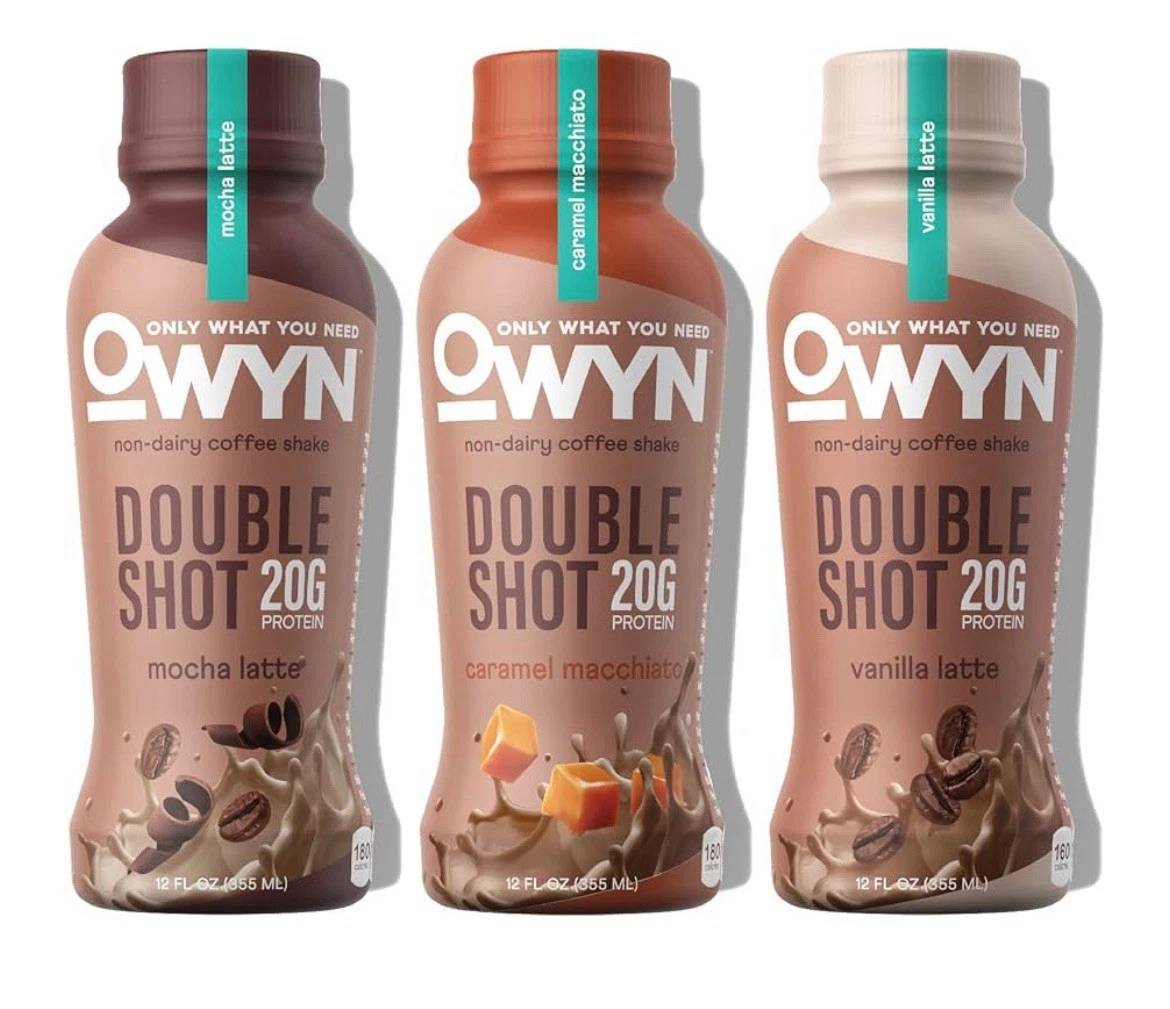 OWYN Only What You Need Dairy Free Protein Coffee Shake Variety Sampler 12 Pack