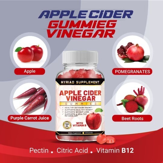 Apple Cider Vinegar Gummies, The best Weight Loss & Appetite Suppressant